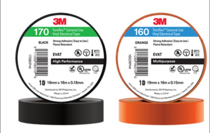 Electrical Tape (3M Black 18mm)